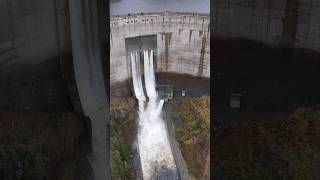 Dam Spillway Overflow &amp; Water Discharge