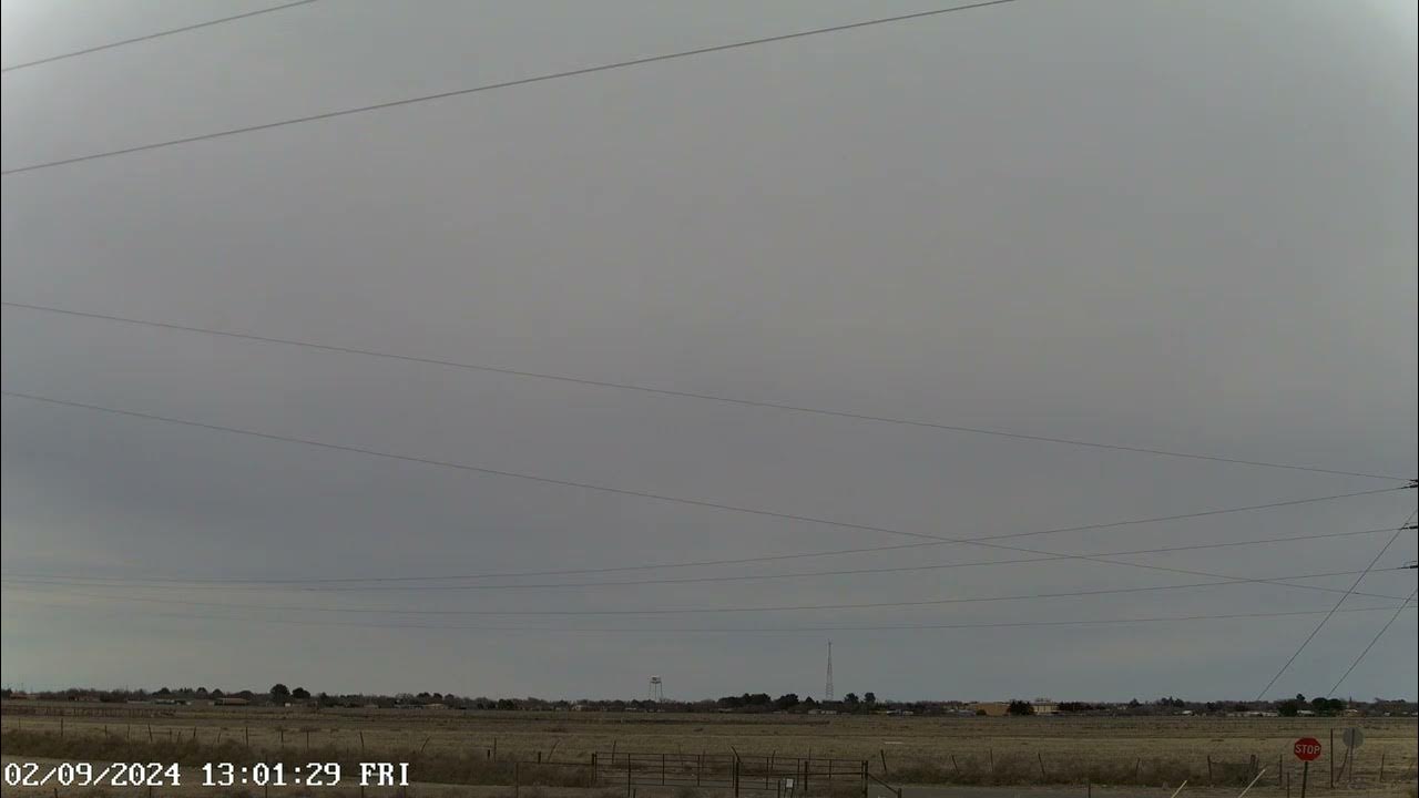 02/09/24 Time Lapse Tatum NM Weather YouTube
