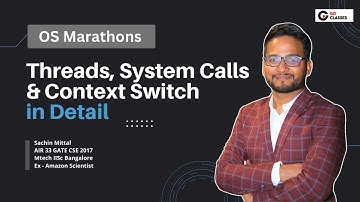 Marathon: Operating Systems | Thread, System Call, Context Switch in Detail with ALL PYQs | In-Depth