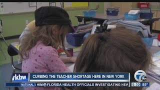 Curbing the teacher shortage here in New York