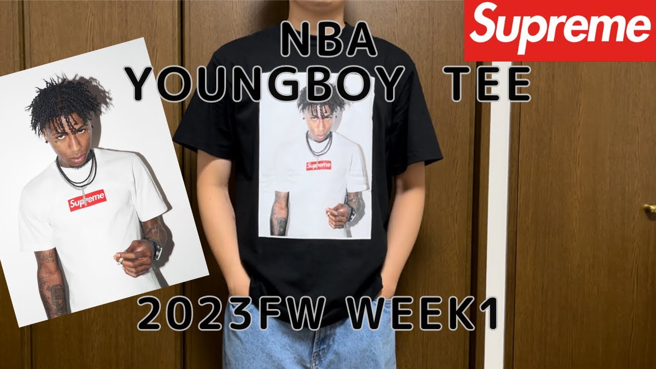 Supreme 2023FW Week1 NBA Youngboy Tee - YouTube