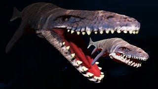 ATTACK of the KILLER MOSASAURUS! - Feed and Grow Fish Gameplay