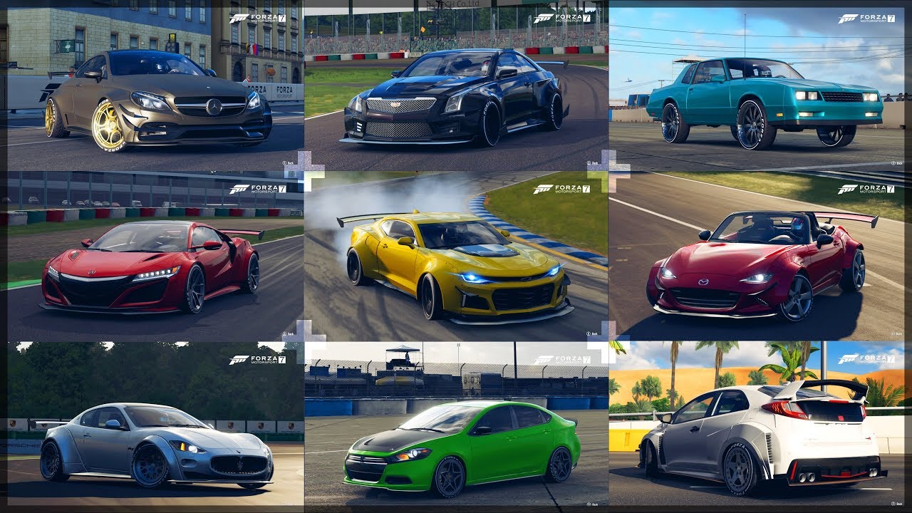 All Cars With Body Kits In Fh5