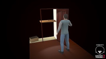 (The Walking Dead) Inspired 3d Low Poly Model Rendered in Marmoset Toolbag 2