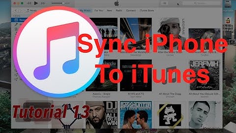 Sync Your iPhone in iTunes 12.4.1 | Tutorial 13