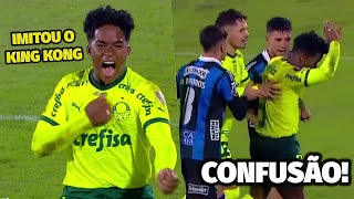 GOL E COMEMORAÇÃO! Endrick em Palmeiras vs Liverpool-URU