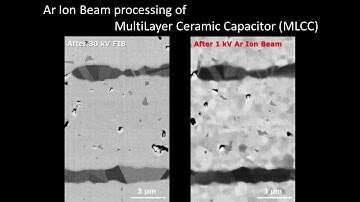 [Materials] Ar Ion Beam processing of MultiLayer Ceramic Capacitor (MLCC)