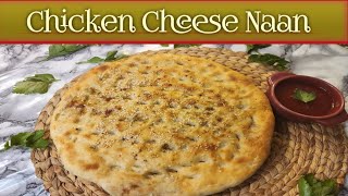 Chicken Cheese Naan | Homemade Chicken Naan | Chicken stuffed Naan |Easy Cooking by LET'S Make