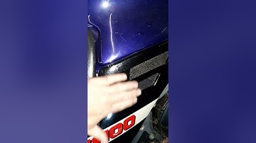 Yamaha FJ1100 project build part 7. Poa for the side covers.