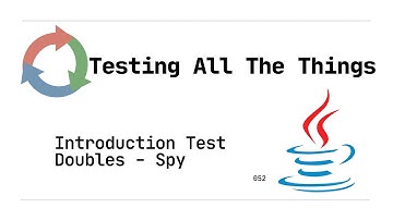 052: Introduction to Test Doubles Spies (Java)