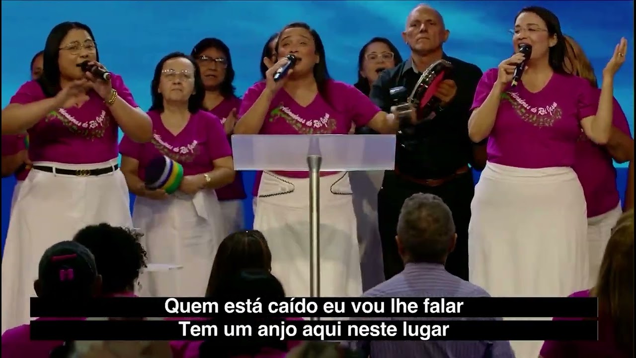 Em nome de Jesus ( shirley Carvalhaes)  AD TEMPLO CENTRAL em Fortaleza - Banda Cântico de Ana