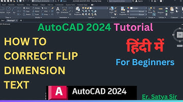 How to correct flip dimension text in AutoCAD