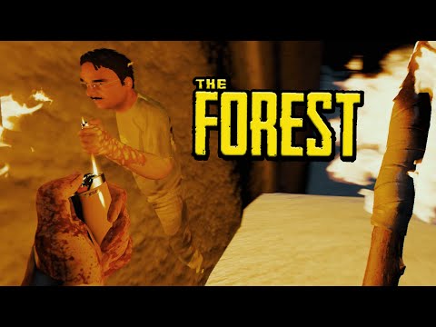 Видео: The Forest! Прошли сквозь горы! (мега глюк)
