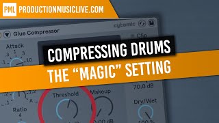 How To Compress Drums with Ableton Glue Compressor (The 'Magic' Setting)