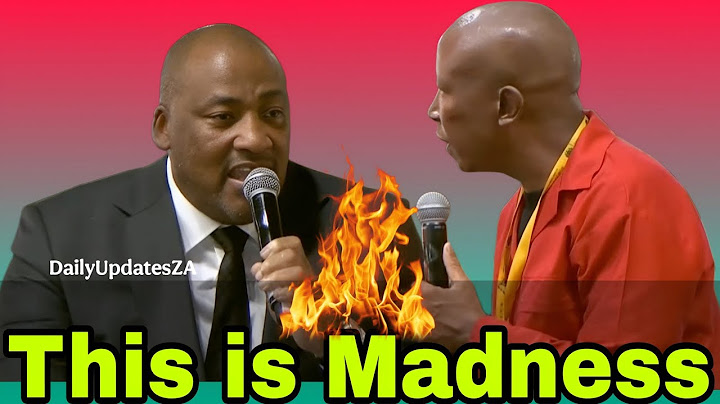 Julius Malema vs Gayton Mckenzie arguments over Budget postponement.
