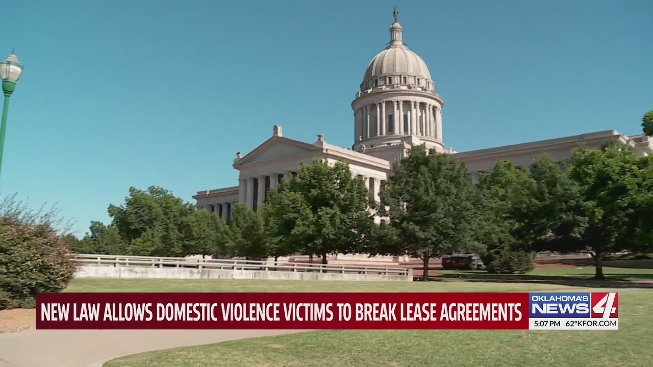 New law allows domestic violence victims to break lease YouTube