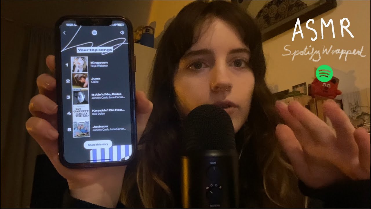 ASMR judging my subscribers Spotify wrapped 🎧