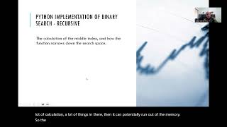 Data Structure Recursive Binary Search
