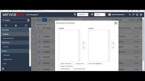 ServiceNow Training Part -3(Configuring and Personalizing List & Form/Search/Filters/Open Form&List)