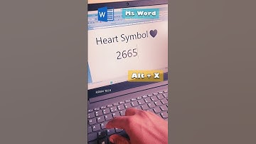 Tips and tricks - symbol of heart ❤ #robintech #computer #tipsntricks #tricks #msword #microsoft