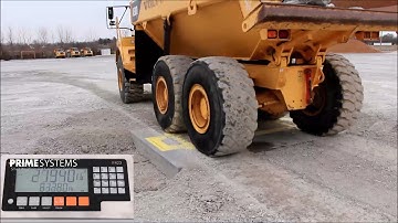 In-motion Axel Truck Scale