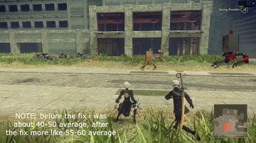 Nier: Automata - FAR Fix FPS Boost Guide & Gameplay (GTX 1060)
