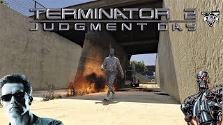 Terminator 2 : Canal Chase (GtaV Movie) Remake