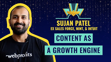 “Content as a Growth Engine” by Sujan Patel, ex Sales Force, Mint, & Intuit 💎