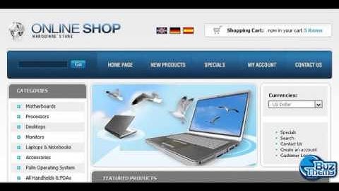 Download Computer Store OsCommerce Template by  Svelte TM