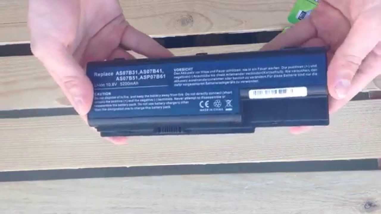 БАТАРЕЯ К НОУТБУКУ AllBattery ACER AS07B31 10 8V 5200MAH 6CELL BLACK