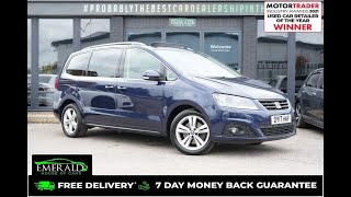 2017 17 SEAT ALHAMBRA 2.0 TDI SE LUX 5D 184 BHP/OY17 HWP