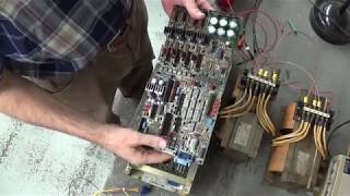 Testing the Yaskawa DC Servo Drive, Type CPCR-MR0808KAW - YouTube