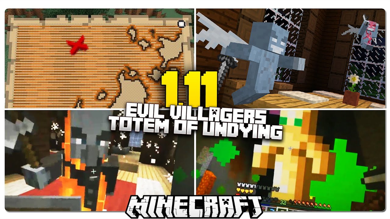 Minecraft 1.11 EVIL VILLAGERS Update  Evoker, Vindicator 