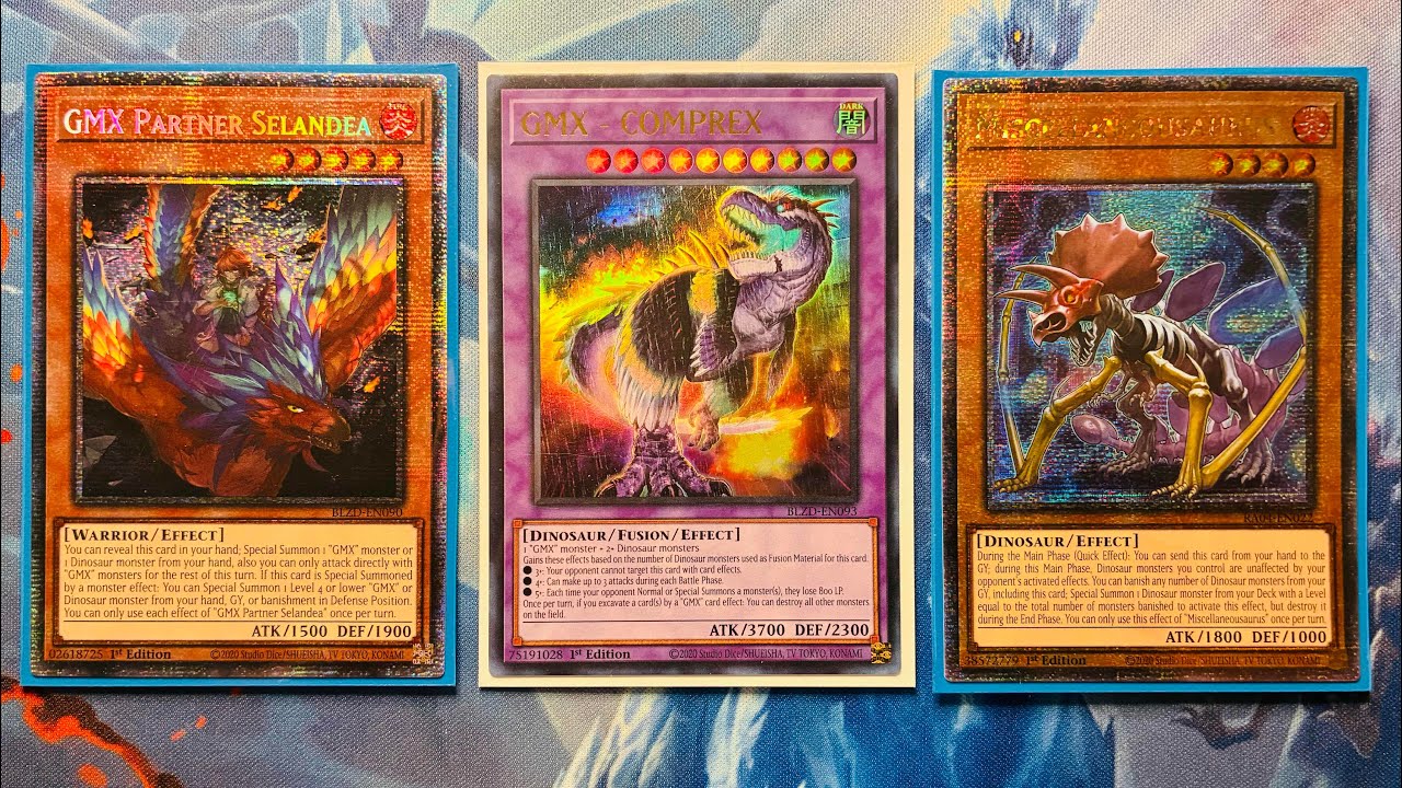GMX Dinosaur Deck Profile - NEW Support (Post Banlist BLZD) Yu-Gi-Oh
