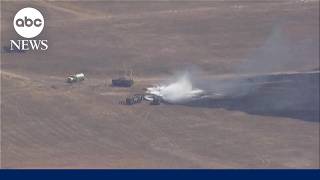 F-35 fighter jet crashes in California