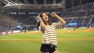 nc 남윤이 치어리더 직캠 - 안타가자 이재율 20180525