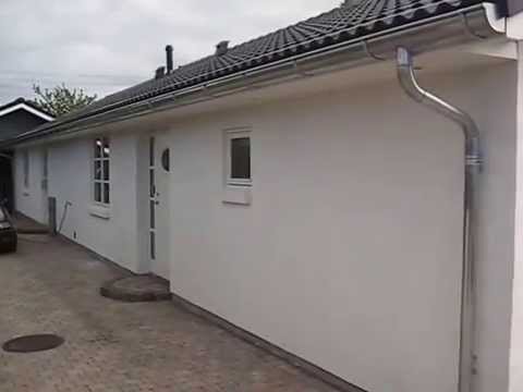 Filsning af villa www.murermester.eu youtube Vandskuret hus