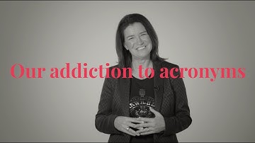 Our addiction to acronyms - Real Communication