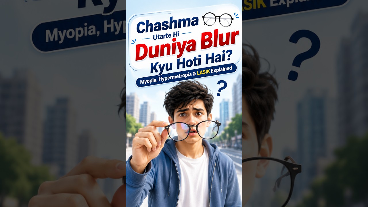 Chashma Utarte Hi Duniya Blur Kyu Hoti Hai? | Myopia, Hypermetropia & LASIK Explained