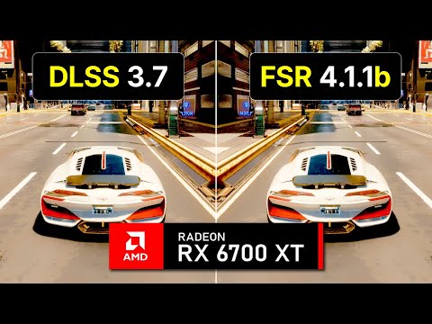 DLSS 3.7 vs FSR 4.1.1b on RX 6700 XT - Which is Better?