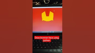 #15. draw Ironman face using python/ python programming/ #python #coding