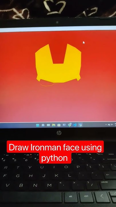 #15. draw Ironman face using python/ python programming/ #python # ...