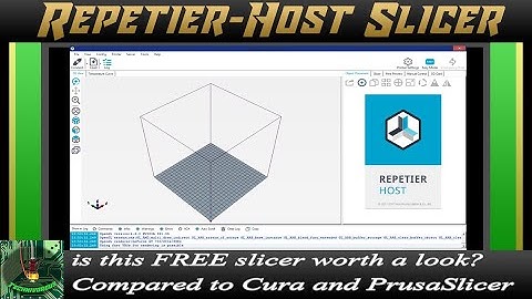 Repetier-Host FREE 3d printing slicer - how does it compare to Cura 4.4?
