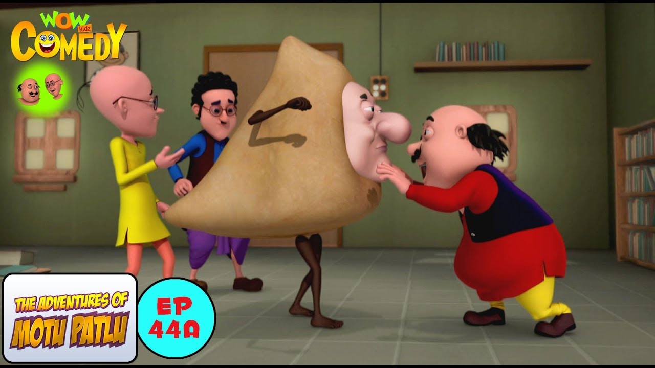 samosa motu patlu in hindi 3d animated cartoon series for kids