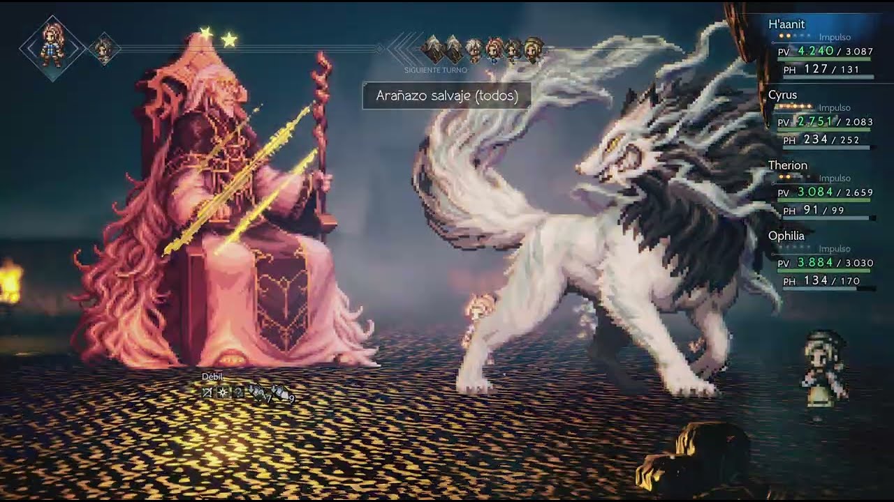 OCTOPATH TRAVELER  - Clase Secundaria Hechicero 