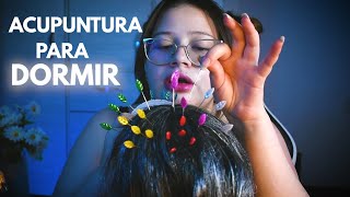 Asmr 📍Acupuntura Cerebral🧠  Para El Estres 💆🏻‍♀️👄( Mouth Sounds ) - Vivalen Asmr