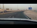 Time Lapse - Way to Sealine Beach - Mesaeed - Qatar