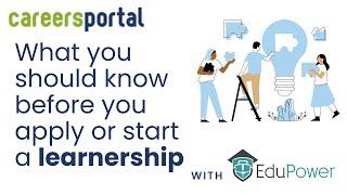 Watch This If You Interested In, Applying For Or Starting A Learnership | Careers Portal x EduPower screenshot 5
