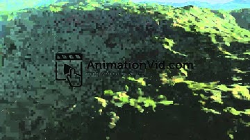 Earth and Mountain Flyover Animation Video