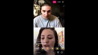 Token answers fans questions on his Instagram livestream